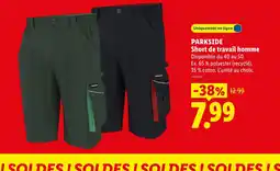 Lidl PARKSIDE Short de travail homme offre