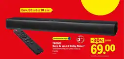 Lidl TRONIC Barre de son 2.0 Dolby Atmos offre