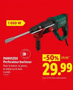 Lidl PARKSIDE Perforateur burineur offre