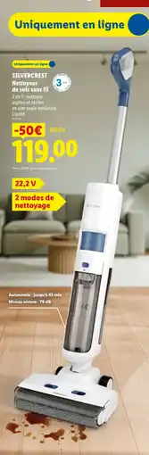 Lidl SILVERCREST Nettoyeur offre