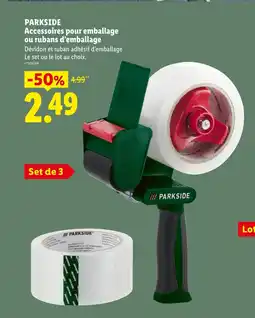 Lidl PARKSIDE Accessoires pour emballage ou rubans d'emballage offre