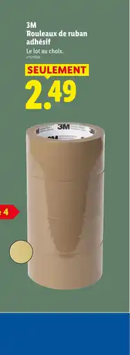 Lidl 3M Rouleaux de ruban adhésif offre