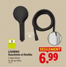 Lidl LIVARNO Douchette et flexible offre