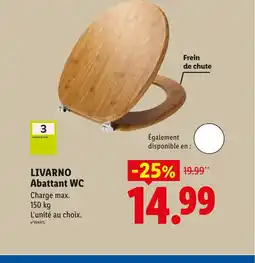 Lidl LIVARNO Abattant WC offre