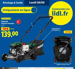 Lidl PARKSIDE Tondeuse thermique offre