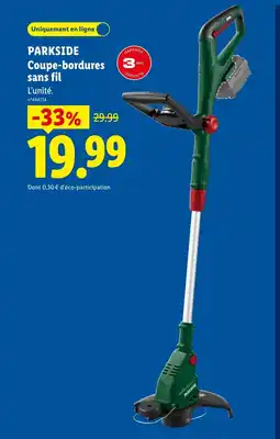Lidl PARKSIDE Coupe-bordures sans fil offre