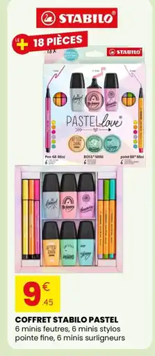 Stokomani STABILO Coffret pastel offre