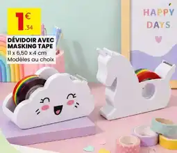 Stokomani Dévidoir avec masking tape offre