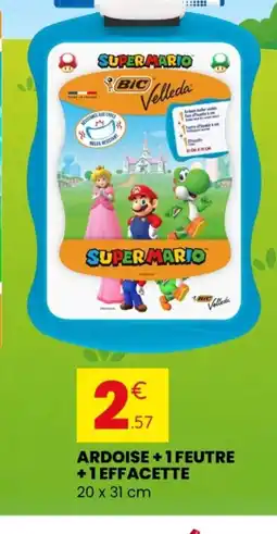 Stokomani Ardoise +1 feutre +1 effacette offre
