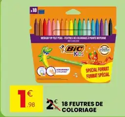 Stokomani 18 feutres de coloriage offre
