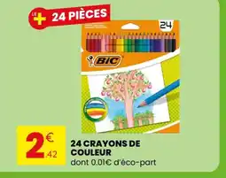 Stokomani 24 crayons de couleur offre
