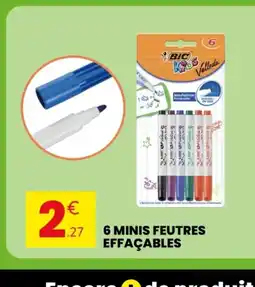 Stokomani 6 minis feutres effacables offre