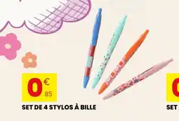 Stokomani Set de 4 stylos à bille offre