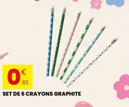 Stokomani Set de 6 crayons graphite offre