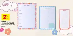 Stokomani Set de 3 organisateurs offre