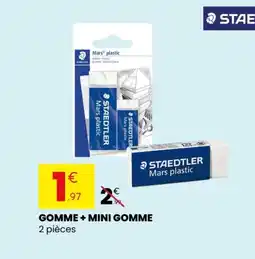 Stokomani STAEDTLER Gomme + mini gomme offre