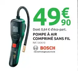 Mr Bricolage BOSCH Pompe à air comprimé sans fil offre