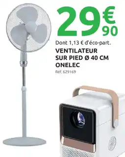 Mr Bricolage Ventilateur sur pied offre
