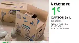 Mr Bricolage Carton offre