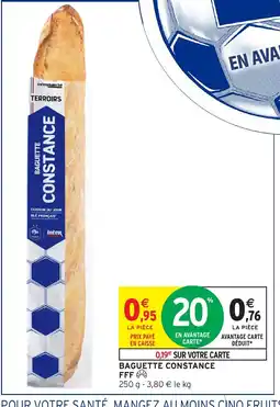Intermarché Baguette constance fff offre