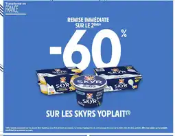 Intermarché Sur les skyrs yoplait offre