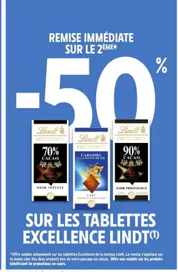 Intermarché LINDT Sur les tablettes excellence offre