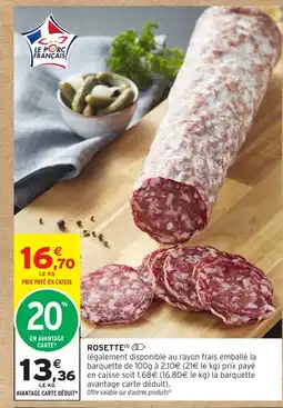 Intermarché Rosette offre