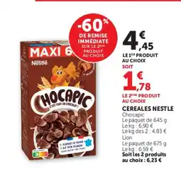 Hyper U CEREALES NESTLE offre