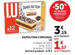 Hyper U NAPOLITAIN L'ORIGINAL LE LU offre