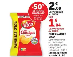Hyper U CHIPS NATURE VICO offre