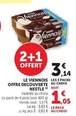 Hyper U LE VIENNOIS LES OFFRE DECOUVERTE NESTLE offre