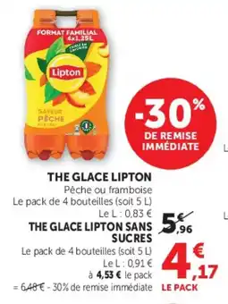 Hyper U THE GLACE LIPTON offre