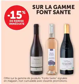 Hyper U SUR LA GAMME FONT SANTE offre