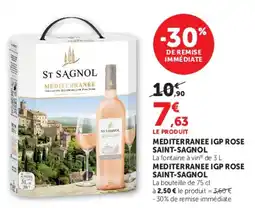 Hyper U MEDITERRANEE IGP ROSE SAINT-SAGNOL offre