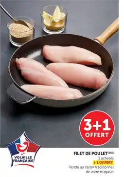 Hyper U FILET DE POULET offre