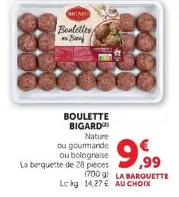 Hyper U BOULETTE BIGARD offre
