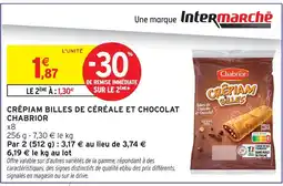 Intermarché Chabrior crépiam billes de céréale et chocolat offre