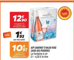 Netto Caves des perrières aop cabernet d'anjou rosé offre