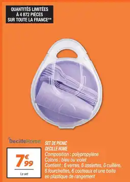 Netto Decille home set de picnic offre