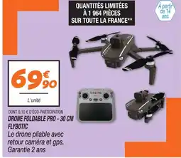Netto Flybotic drone foldable pro - 30 cm offre
