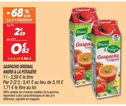 Netto Knorr & la potagère gaspacho original offre