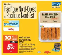 Netto Netto panés au colin d'alaska croustillants offre