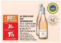Netto Provenance igp terres du midi rosé hve3 offre