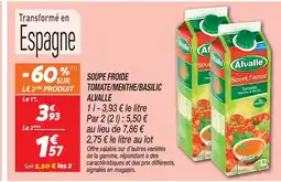 Netto Alvalle soupe froide tomate/menthe/basilic offre