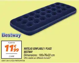 Netto Bestway matelas gonflable 1 place offre