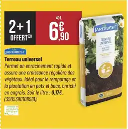 Bricorama JARDIBEST Terreau universel offre