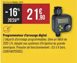 Bricorama Programmateur d'arrosage digital offre