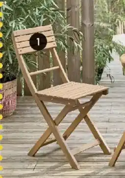 Bricorama Chaise de jardin pliante bella offre