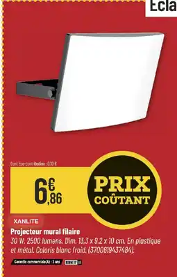 Bricorama XANLITE Projecteur mural filaire offre