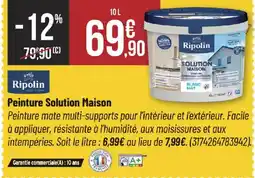 Bricorama RIPOLIN Peinture Solution Maison offre